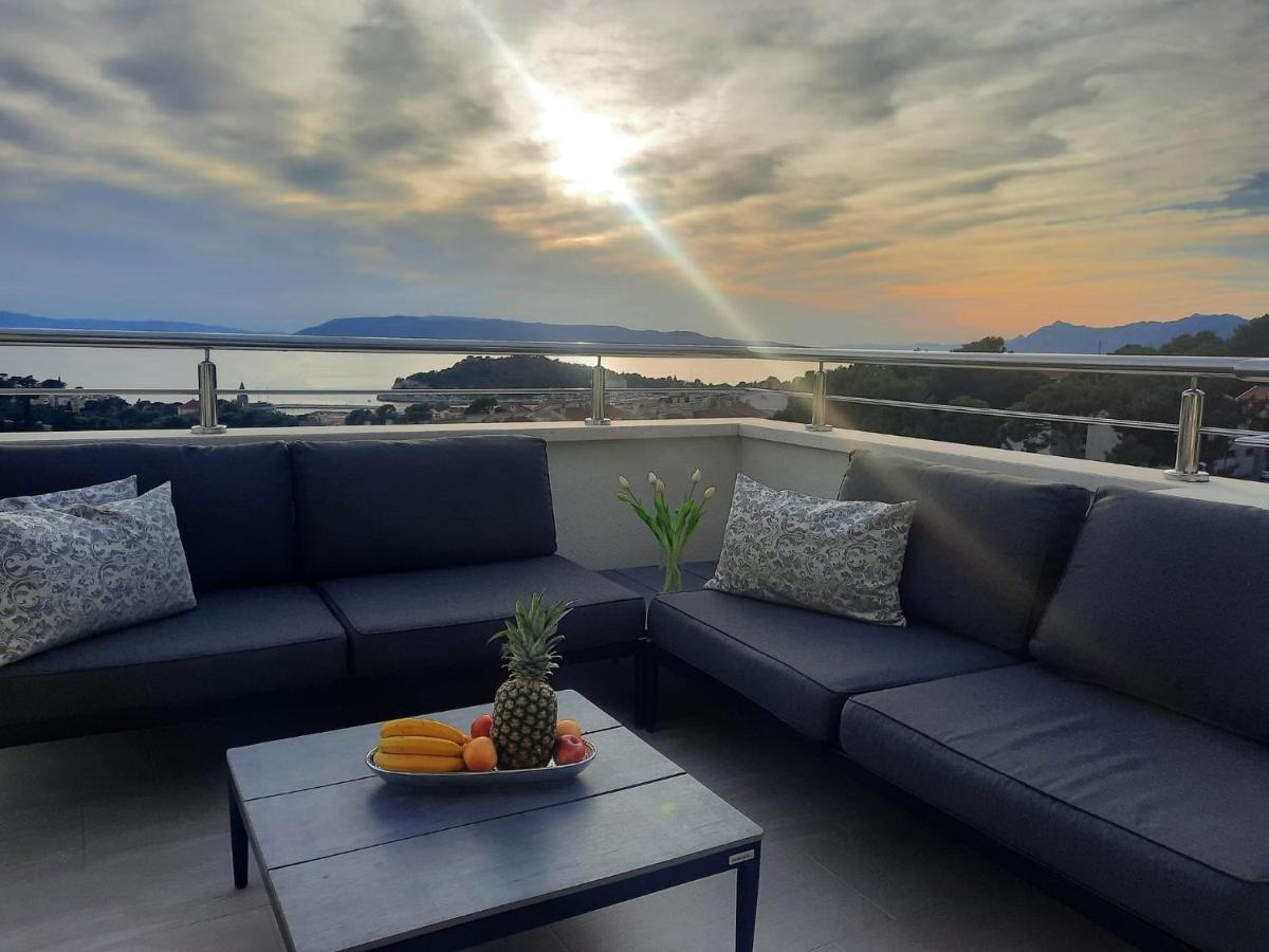 Apartment Anny De Luxe With Sea View Makarska Bagian luar foto